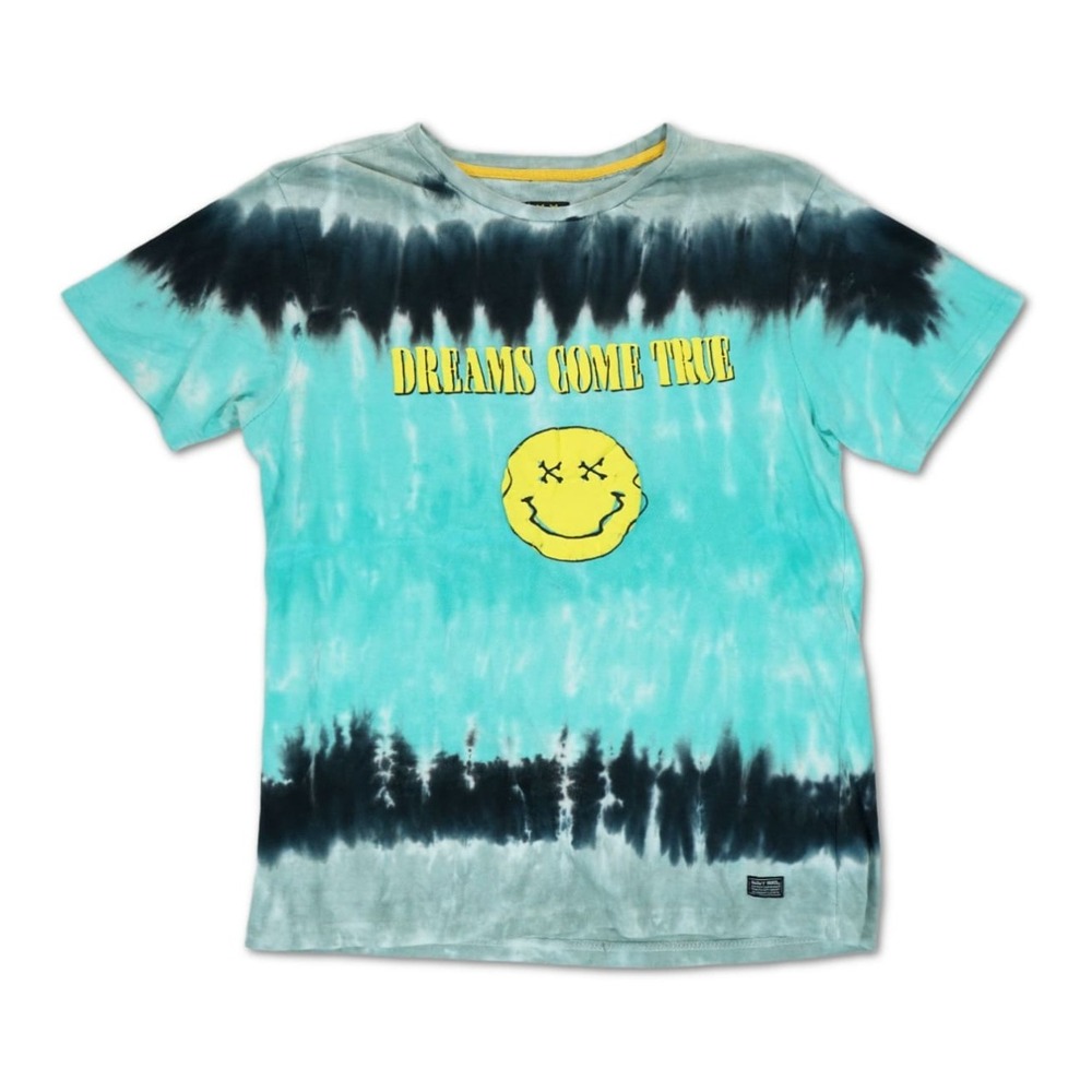 Navy Yard T-Shirt Tie Dye Short Sleeve Size Medium‎ Men's Green / Black / Gray